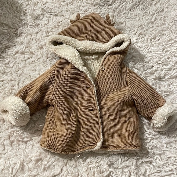 GAP Jackets & Coats Brown Teddy Bear Baby Jacket Poshmark